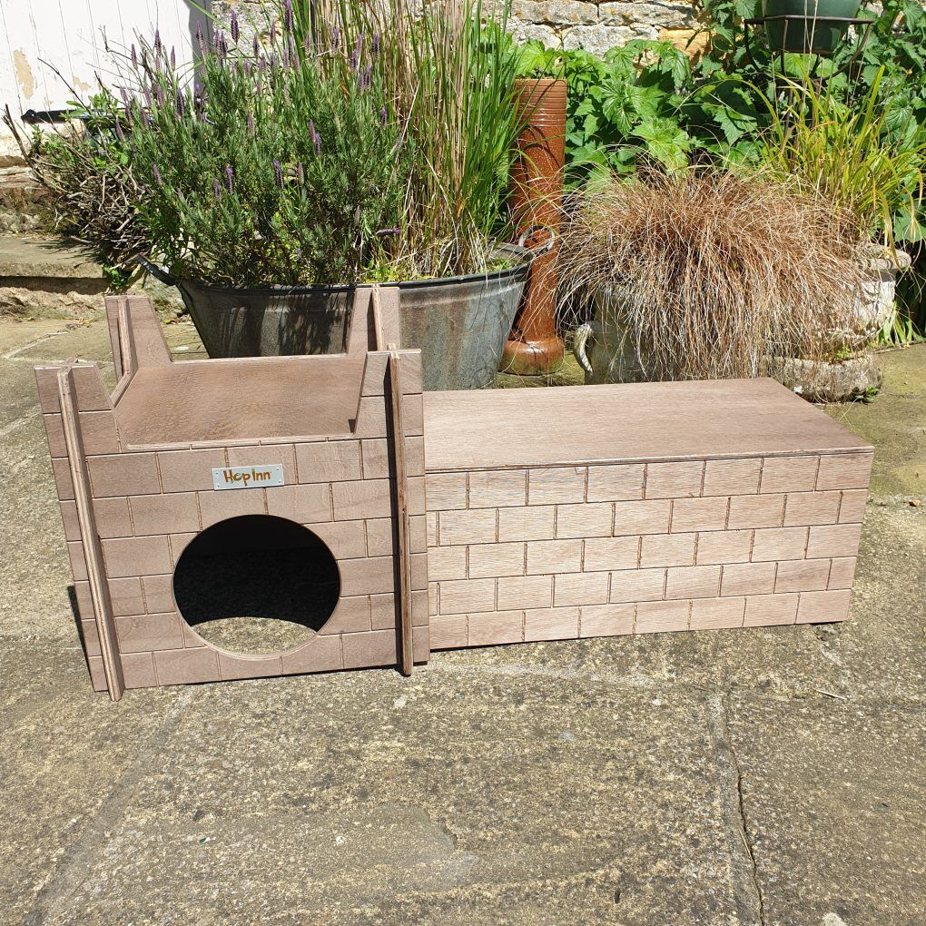 Rabbit Hideaway and Castle - Use Together or Separately (Weathered Wood) - Image 3