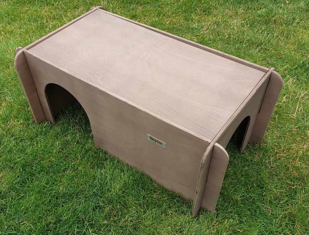 Giant Rabbit Hideaway Wooden Double Entrance for Indoor or Outdoor - Colour Options (New) - Image 5