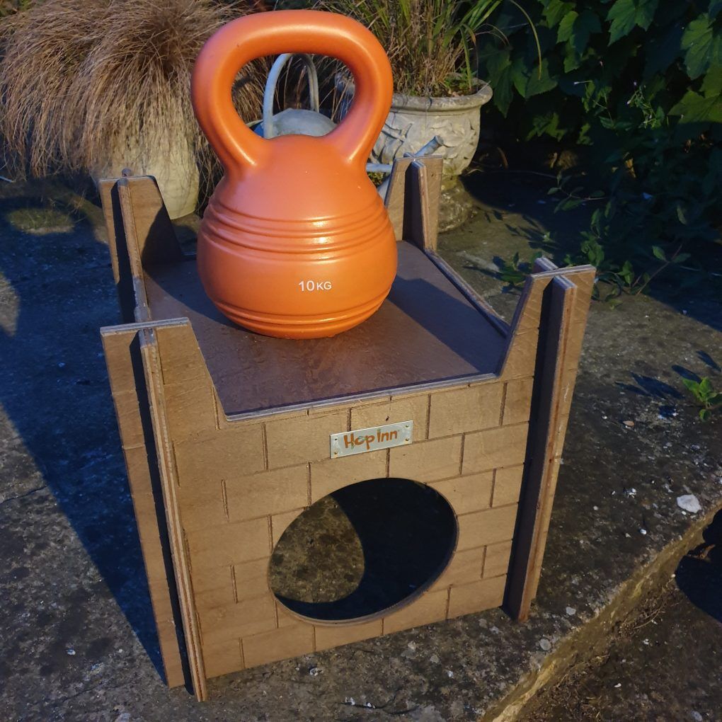 Rabbit Hideaway and Castle - Use Together or Separately (Weathered Wood) - Image 8