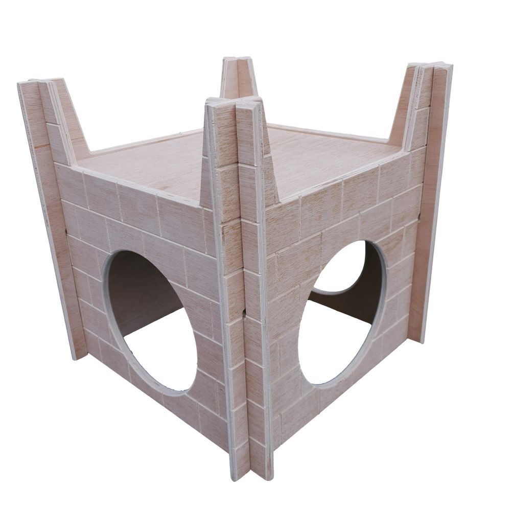 Rabbit Castle for Cats and Kittens too (Natural)