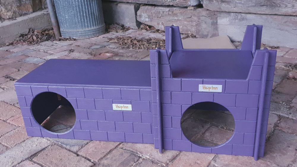 Rabbit Hideaway and Castle - Use Together or Separately (CzarPlum) - NEW - Image 2