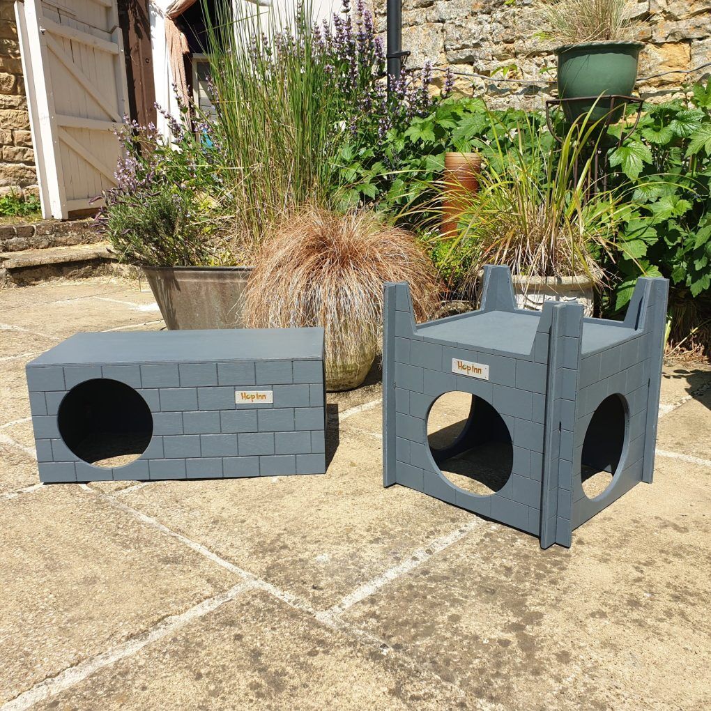 Rabbit Hideaway and Castle - Use Together or Separately (Slate Grey) - Image 2