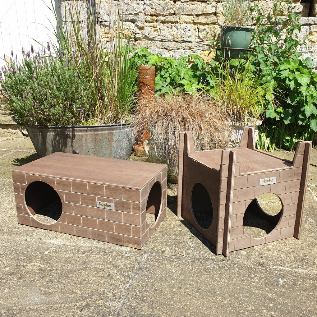 Rabbit Hideaway and Castle - Use Together or Separately (Weathered Wood) - Image 4