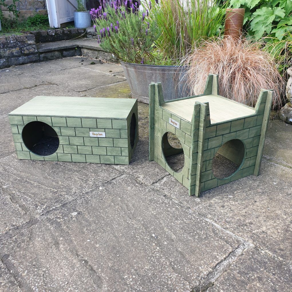 Rabbit Hideaway and Castle - Use Together or Separately (Moss Green) - Image 3